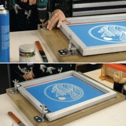 2-piece Frame Clamp Set For Hand Printing. -Copic Shop 2 pieceFrameClampSetforHandPrinting 3