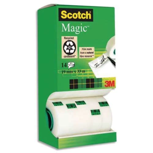 3M™ | Scotch® Magic Adhesive Tape Pack — 14 Rolls 3 3M™ | Scotch® Magic Adhesive Tape Pack — 14 Rolls