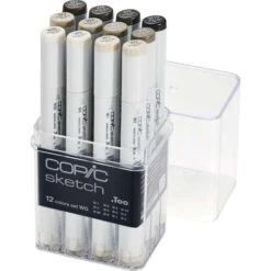 COPIC® | Sketch Marker Set WG — 12 X Warm Grey