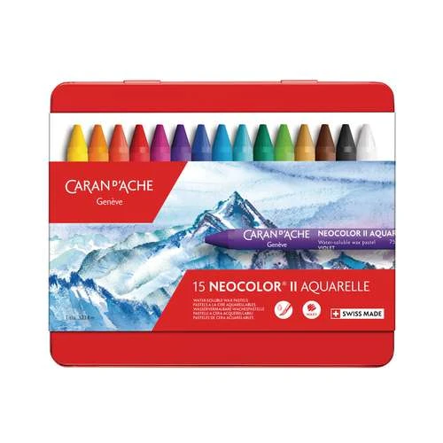 Caran D'Ache Neocolor II Aquarelle Crayon Sets 6 Caran D'Ache Neocolor II Aquarelle Crayon Sets - Image 4