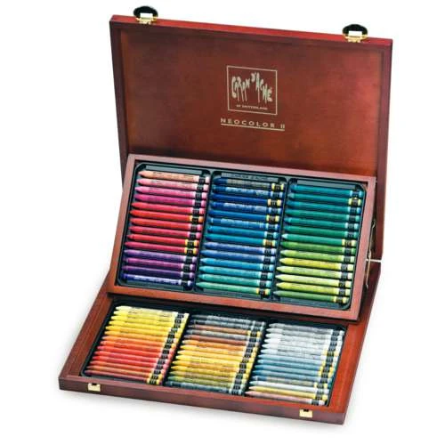 Caran D'Ache Neocolor II Water-Soluble Wax Oil Pastel Set 3 Caran D'Ache Neocolor II Water-Soluble Wax Oil Pastel Set