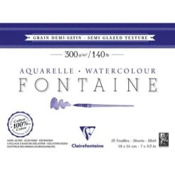 Clairefontaine Fontaine Semi- Glazed Watercolour Paper -Copic Shop ClairefontaineFontaineSemi GlazedWatercolourPaper 5