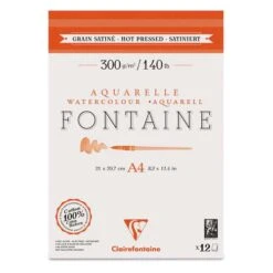 Clairefontaine Fontaine Watercolour Paper 300gsm -Copic Shop ClairefontaineFontaineWatercolourPaper300gsm 3