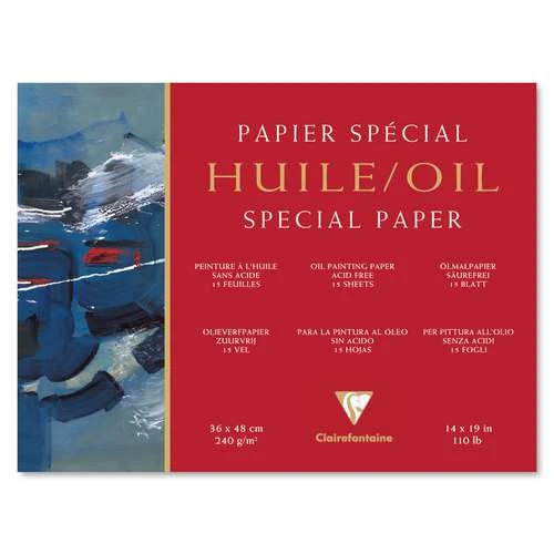 Clairefontaine Oil Special Paper Blocks 3 Clairefontaine Oil Special Paper Blocks