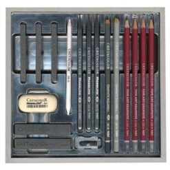 Cretacolor Silver Wooden Box Set -Copic Shop CretacolorSilverWoodenBoxSet 2