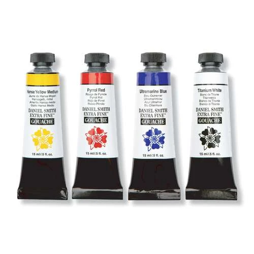 DANIEL SMITH | EXTRA FINE™ Gouache — Primary Mixing Set Of 4 3 DANIEL SMITH | EXTRA FINE™ Gouache — Primary Mixing Set Of 4