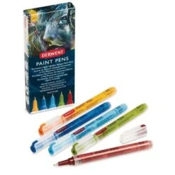 DERWENT | PAINT PEN Sets — 5 Pens -Copic Shop DERWENT7CPAINTPENSetsE280945pens 1