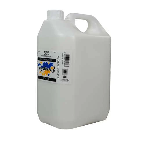 Daler-Rowney Daler Rowney System 3 Textile Printing Medium 5 Litres 3 Daler-Rowney Daler Rowney System 3 Textile Printing Medium 5 Litres