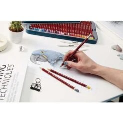 Derwent 48 Pastel Pencil Wooden Box Set -Copic Shop Derwent48PastelPencilWoodenBoxSet 2