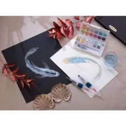 Derwent Inktense Paint Pan Travel Set -Copic Shop DerwentInktensePaintPanTravelSet 4