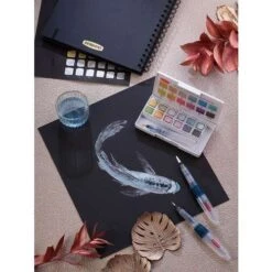 Derwent Inktense Paint Pan Travel Set -Copic Shop DerwentInktensePaintPanTravelSet 5