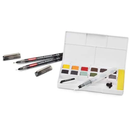 Derwent Line And Wash Paint Pan Set 4 Derwent Line And Wash Paint Pan Set - Image 2