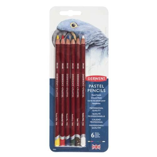 Derwent Pastel 6 Pencil Set 3 Derwent Pastel 6 Pencil Set