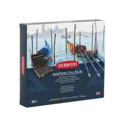 Derwent Watercolour 48 Pencil Wooden Box Set -Copic Shop DerwentWatercolour48PencilWoodenBoxSet 3