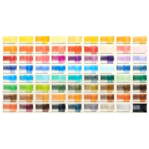 Derwent Watercolour 72 Pencil Wooden Box Set 4 Derwent Watercolour 72 Pencil Wooden Box Set - Image 2