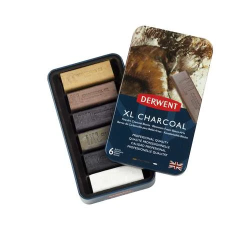 Derwent XL Charcoal Block Set 3 Derwent XL Charcoal Block Set