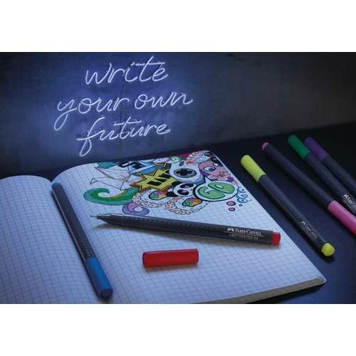 FABER-CASTELL | Grip Finepen 0.4 Mm 30 Pen Set — Pastel & Neon 4 FABER-CASTELL | Grip Finepen 0.4 Mm 30 Pen Set — Pastel & Neon - Image 2