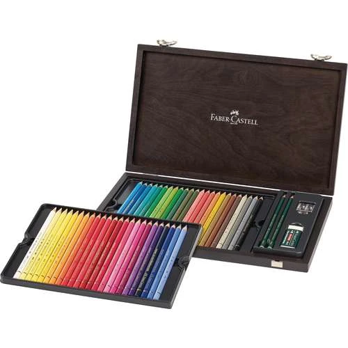 FABER-CASTELL | Polychromos Wooden Box Set — 48 Pencils 3 FABER-CASTELL | Polychromos Wooden Box Set — 48 Pencils