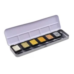 FINETEC | PREMIUM Pearlescent Colours — Pearl / Metal Gloss 6 Paint Sets -Copic Shop FINETEC7CPREMIUMPearlescentColoursE28094pearl2Fmetalgloss6paintsets 1