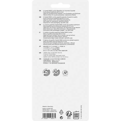 Faber-Castell 9000 Jumbo Pencil Pack 6 Faber-Castell 9000 Jumbo Pencil Pack - Image 4