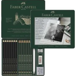 Faber-Castell Castell 9000 & Pitt Graphite Matt Pencil Set