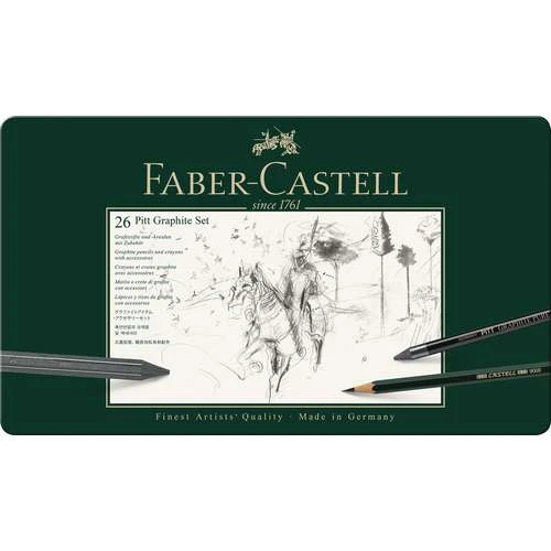 Faber-Castell Large Pitt Graphite Set 4 Faber-Castell Large Pitt Graphite Set - Image 2