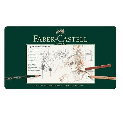 Faber-Castell Pitt 33 Piece Monochrome Set 4 Faber-Castell Pitt 33 Piece Monochrome Set - Image 2
