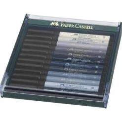 Faber-Castell Pitt Artist 12 Coloured Brush Pen Sets -Copic Shop Faber CastellPittArtist12ColouredBrushPenSets 3