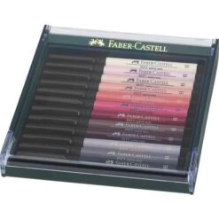 Faber-Castell Pitt Artist 12 Coloured Brush Pen Sets -Copic Shop Faber CastellPittArtist12ColouredBrushPenSets 4
