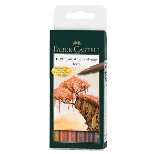 Faber-Castell Pitt Artist Brush Pen Sets 6 Faber-Castell Pitt Artist Brush Pen Sets - Image 4