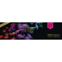 Finetec Premium Paint Set Neon Colours -Copic Shop FinetecPremiumPaintSetNeonColours 2