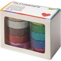 Folia Self-Adhesive 10 Glitzer Tape Pack
