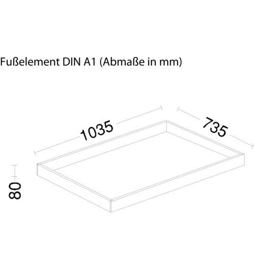 Foot Element For The Drawings Cabinets 3 Foot Element For The Drawings Cabinets