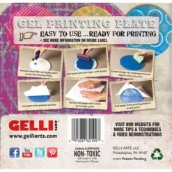 GELLI ARTS® | Gel Printing Plate — Circular -Copic Shop GELLIARTSC2AE7CGelPrintingPlateE28094circular 3