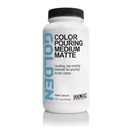 GOLDEN® | Color Pouring Medium Matte — Bottle 4 GOLDEN® | Color Pouring Medium Matte — Bottle - Image 2
