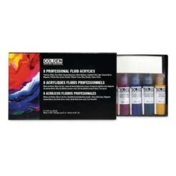 GOLDEN® | FLUID Acrylic Paint — Set Of 8 -Copic Shop GOLDENC2AE7CFLUIDacrylicpaintE28094setof8 2
