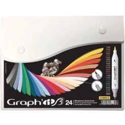 Graph'It Marker 24 Pen Sets -Copic Shop Graph26230393BItMarker24PenSets 1