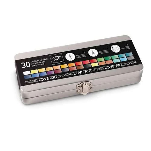 I LOVE ART | Watercolour Boxes — Accessories Included 4 I LOVE ART | Watercolour Boxes — Accessories Included - Image 2