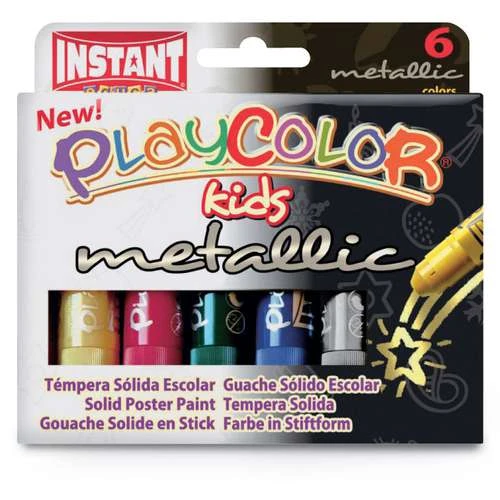Instant Playcolor Kids Metallic Solid Gouache Set 3 Instant Playcolor Kids Metallic Solid Gouache Set