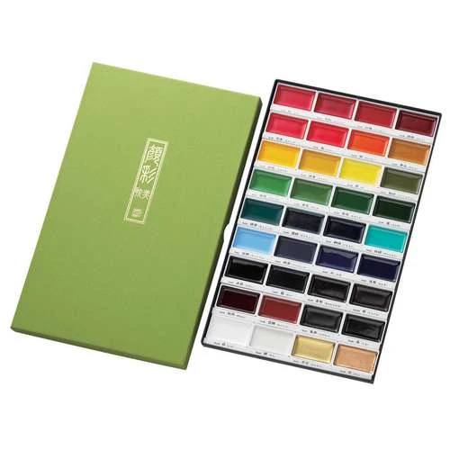 Kuretake Gansai Japanese Watercolour Sets 3 Kuretake Gansai Japanese Watercolour Sets