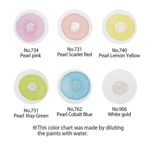 Kuretake Gansai Tambi "Pearl Colors" Watercolour Set 4 Kuretake Gansai Tambi "Pearl Colors" Watercolour Set - Image 2