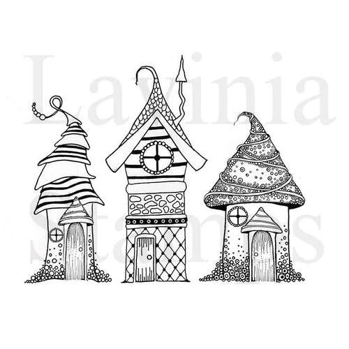 Lavinia Stamps, Zen Houses 3 Lavinia Stamps, Zen Houses