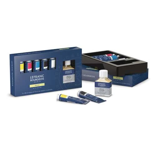 Lefranc & Bourgeois Extra Fine Primary Colours Oil Paint Set 4 Lefranc & Bourgeois Extra Fine Primary Colours Oil Paint Set - Image 2