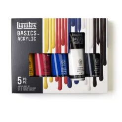 Liquitex Basics Acrylic Primary Colours Set -Copic Shop LiquitexBasicsAcrylicPrimaryColoursSet 5