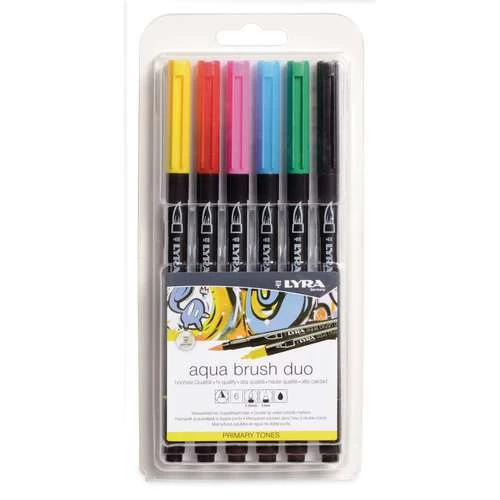 Lyra Aqua Brush Duo Marker Sets 3 Lyra Aqua Brush Duo Marker Sets