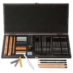 Lyra Rembrandt Monochrome 47 Piece Wooden Box Set -Copic Shop LyraRembrandtMonochrome47PieceWoodenBoxSet 1