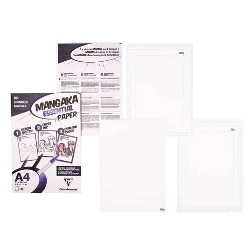 CLAIREFONTAINE Mangaka Essential Paper Pouch 4 CLAIREFONTAINE Mangaka Essential Paper Pouch - Image 2