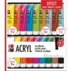 Marabu Acrylic Colours Effect Set 2 Marabu Acrylic Colours Effect Set -Copic Shop MarabuAcrylicColoursEffectSet
