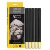 Nitram Charcoal Batons - Extra Soft 1 Nitram Charcoal Batons - Extra Soft -Copic Shop NitramCharcoalBatons ExtraSoft