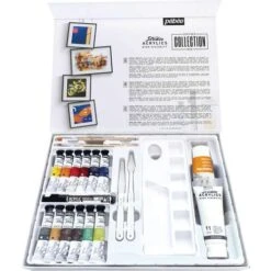 Pebeo Pébéo Studio Acrylics Collection Box -Copic Shop PC3A9bC3A9oStudioAcrylicsCollectionBox 1